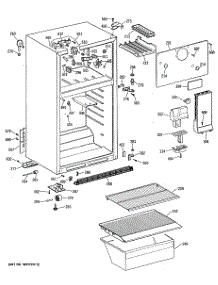 03 - Section3 parts for Ge Refrigerator TBE16SASFRAD from AppliancePartsPros.com