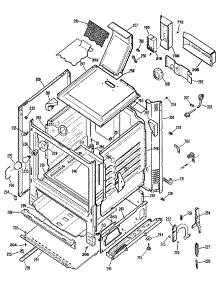 02 - Section2 parts for Ge Range JGBS19GEP6 from AppliancePartsPros.com