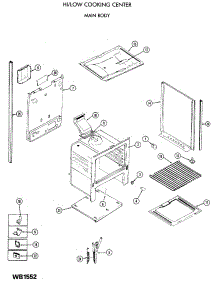03 - Hi / Low Cooking Center parts for Ge Range JGHC56GEJE from AppliancePartsPros.com