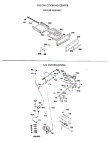 05 - Hi / Low Cooking Center parts for Ge Range JGHC56GEJE from AppliancePartsPros.com