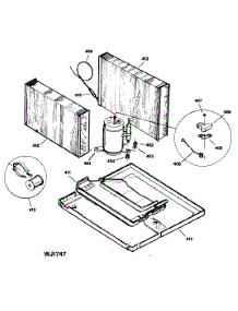 04 - Section4 parts for Ge Air Conditioner AEM15DBV1 from AppliancePartsPros.com