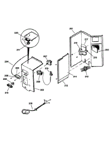 02 - Section2 parts for Ge Air Conditioner AEM23DBR1 from AppliancePartsPros.com