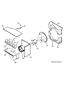 03 - Section3 parts for Ge Air Conditioner AED22DBR1 from AppliancePartsPros.com