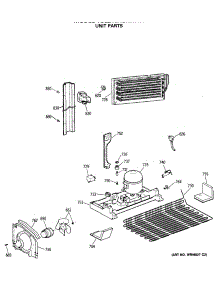 06 - Unit Parts parts for Ge Refrigerator TBE21JASNRWH from AppliancePartsPros.com