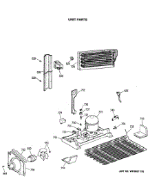 06 - Unit Parts parts for Ge Refrigerator TBX25JASHRWH from AppliancePartsPros.com