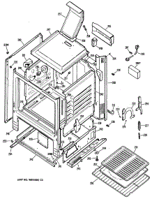 03 - Section3 parts for Ge Range JGSS05GEV1BB from AppliancePartsPros.com