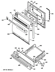 04 - Section4 parts for Ge Range JGSS05GEV1BB from AppliancePartsPros.com