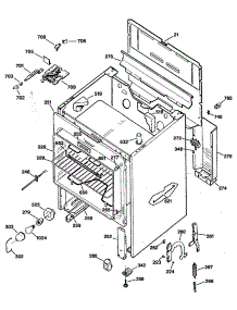 03 - Section3 parts for Ge Range JBP21GV1 from AppliancePartsPros.com