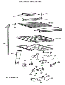 05 - Compartment Separator Parts parts for Ge Refrigerator TBX19MAXBRAA from AppliancePartsPros.com