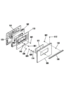 03 - Section3 parts for Ge Range JBS04V1AD from AppliancePartsPros.com