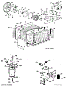 02 - Section2 parts for Ge Air Conditioner KQ810ATW1 from AppliancePartsPros.com