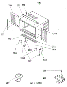 03 - Section3 parts for Ge Air Conditioner KVA24DAM1 from AppliancePartsPros.com