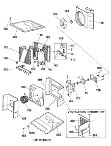 04 - Ventilation Structure parts for Ge Air Conditioner KVM18DBM1 from AppliancePartsPros.com