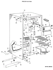 02 - Freezer Section parts for Ge Refrigerator CSX22GJE from AppliancePartsPros.com