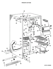 03 - Freezer Section parts for Ge Refrigerator CSX20EJF from AppliancePartsPros.com