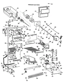02 - Freezer Section parts for Ge Refrigerator CSX24DKB from AppliancePartsPros.com