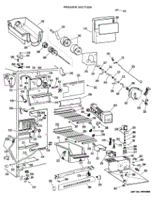 03 - Freezer Section parts for Ge Refrigerator CSX27DKC from AppliancePartsPros.com