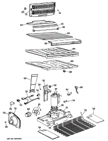 03 - Section3 parts for Ge Refrigerator CTX18CKBL from AppliancePartsPros.com