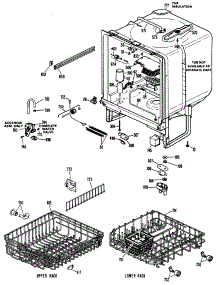 02 - Section2 parts for Ge Dishwasher HDA1000K02 from AppliancePartsPros.com