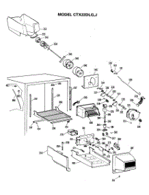 03 - Section3 parts for Ge Refrigerator CTX22DLGLAD from AppliancePartsPros.com