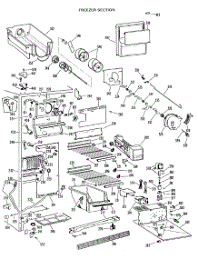 03 - Freezer Section parts for Ge Refrigerator CSX27DLJ from AppliancePartsPros.com