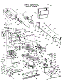 03 - Freezer Section parts for Ge Refrigerator CSXW27CLJ from AppliancePartsPros.com