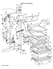04 - Fresh Food Section parts for Ge Refrigerator CSXW27CLJ from AppliancePartsPros.com