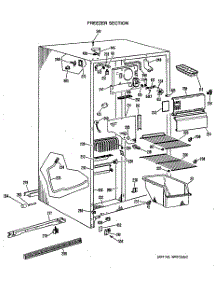 02 - Freezer Section parts for Ge Refrigerator CSX20LLL from AppliancePartsPros.com