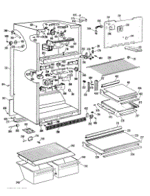02 - Section2 parts for Ge Refrigerator CTX18KLBRAD from AppliancePartsPros.com