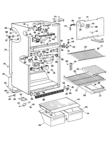 02 - Section2 parts for Ge Refrigerator CTX18PLBRAD from AppliancePartsPros.com