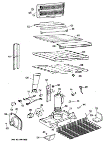 03 - Section3 parts for Ge Refrigerator CTX21ELBRAD from AppliancePartsPros.com