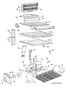03 - Section3 parts for Ge Refrigerator CTE18EPFRAD from AppliancePartsPros.com