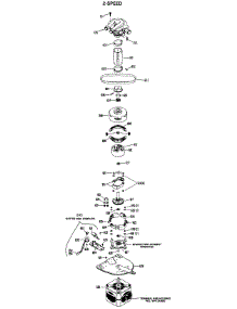 05 - 2-Speed parts for Ge Washer WLW3700BPL from AppliancePartsPros.com