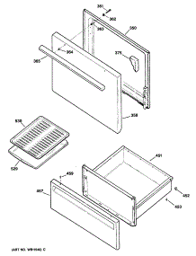 03 - Section3 parts for Ge Range RB526S1 from AppliancePartsPros.com