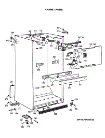 03 - Cabinet Parts parts for Ge Refrigerator CTX21BASMRAD from AppliancePartsPros.com