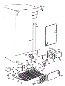 05 - Section5 parts for Ge Refrigerator CSX27DRSBAD from AppliancePartsPros.com