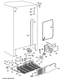 04 - Section4 parts for Ge Refrigerator CSX24KWSMAD from AppliancePartsPros.com