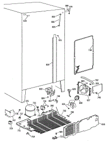 05 - Section5 parts for Ge Refrigerator CSX27DRTAAA from AppliancePartsPros.com