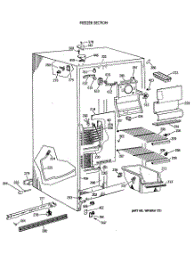 02 - Freezer Section parts for Ge Refrigerator CSK22GATCAD from AppliancePartsPros.com