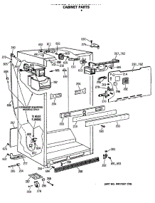 03 - Cabinet Parts parts for Ge Refrigerator CTX18CISERWW from AppliancePartsPros.com