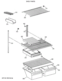 04 - Shelf Parts parts for Ge Refrigerator CTH18EATERAD from AppliancePartsPros.com