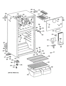 02 - Section2 parts for Ge Refrigerator CTE16CYTDRWH from AppliancePartsPros.com