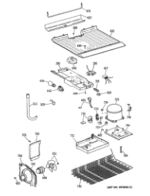 03 - Section3 parts for Ge Refrigerator CTE16CYTDRWH from AppliancePartsPros.com