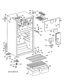 02 - Section2 parts for Ge Refrigerator CTE14CYTDRWH from AppliancePartsPros.com