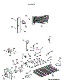 06 - Unit Parts parts for Ge Refrigerator CTE18GATNRWH from AppliancePartsPros.com