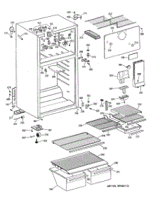 02 - Section2 parts for Ge Refrigerator CTE16EYTBRWH from AppliancePartsPros.com