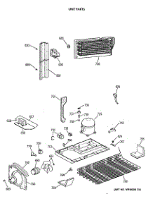 06 - Unit Parts parts for Ge Refrigerator CTE21GATVRWH from AppliancePartsPros.com