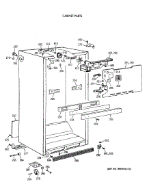 03 - Cabinet Parts parts for Ge Refrigerator CTE24GATJRWH from AppliancePartsPros.com