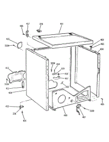 03 - Section3 parts for Ge Dryer DLB3900SAM from AppliancePartsPros.com