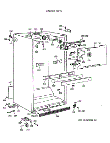 03 - Cabinet Parts parts for Ge Refrigerator CTX18KAXBRAD from AppliancePartsPros.com